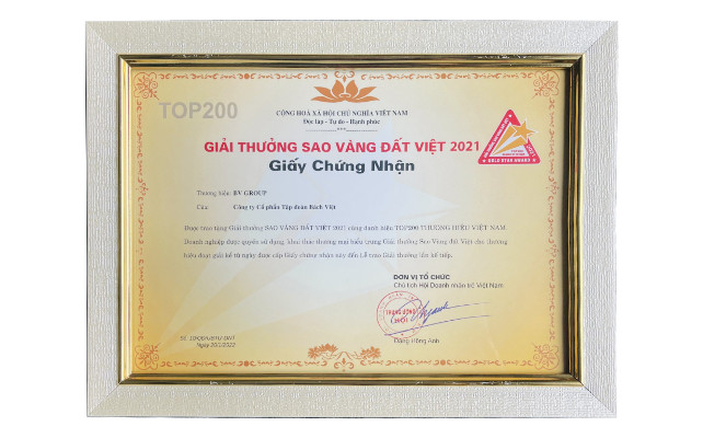 GIẢI THƯỞNG SAO VÀNG ĐẤT VIỆT 2021