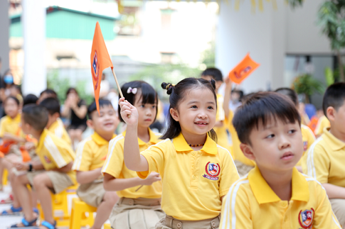 MUÔN VÀN CẢM XÚC DÂNG TRÀO TRONG NGÀY LỄ KHAI GIẢNG ĐẶC BIỆT NĂM HỌC 2020 – 2021 TẠI VIETSCHOOL