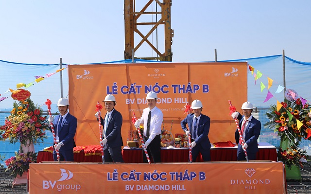 BV GROUP CẤT NÓC THÁP B DỰ ÁN BV DIAMOND HILL