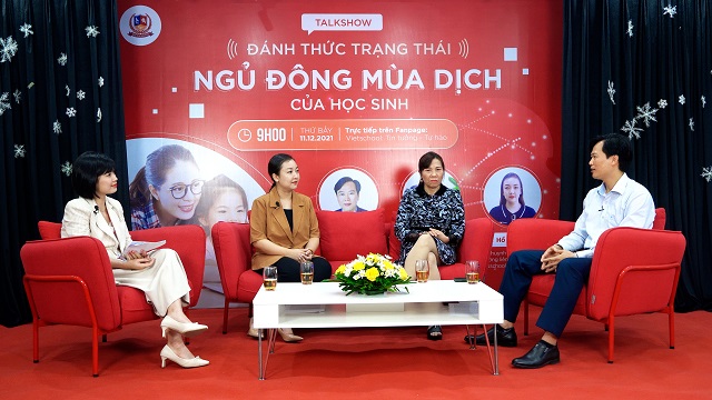 VIETSCHOOL PANDORA TỔ CHỨC TALKSHOW TRỰC TUYẾN “ĐÁNH THỨC TRẠNG THÁI NGỦ ĐÔNG MÙA DỊCH CỦA HỌC SINH”