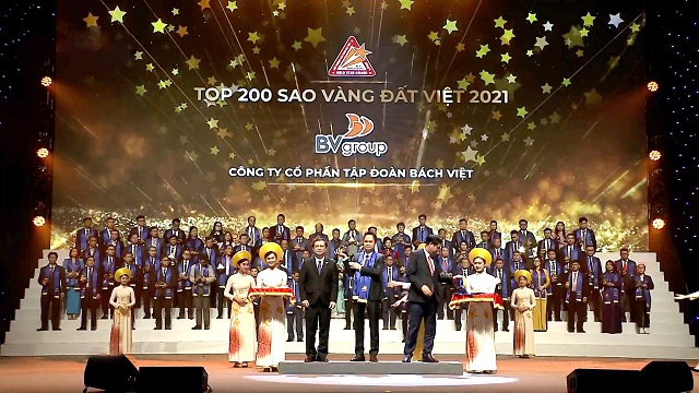 BV Group won Vietnamese Gold Star Prize 2021 (DANTRI)