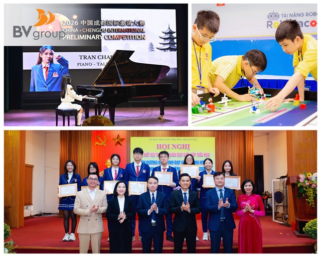 HỌC SINH VIETSCHOOL KHẲNG ĐỊNH DẤU ẤN GIÁO DỤC KHAI PHÓNG, TOÀN DIỆN QUA LOẠT THÀNH TÍCH NỔI BẬT